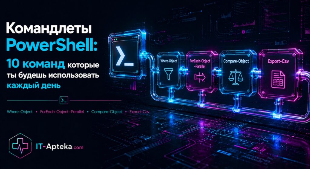 командлеты PowerShell