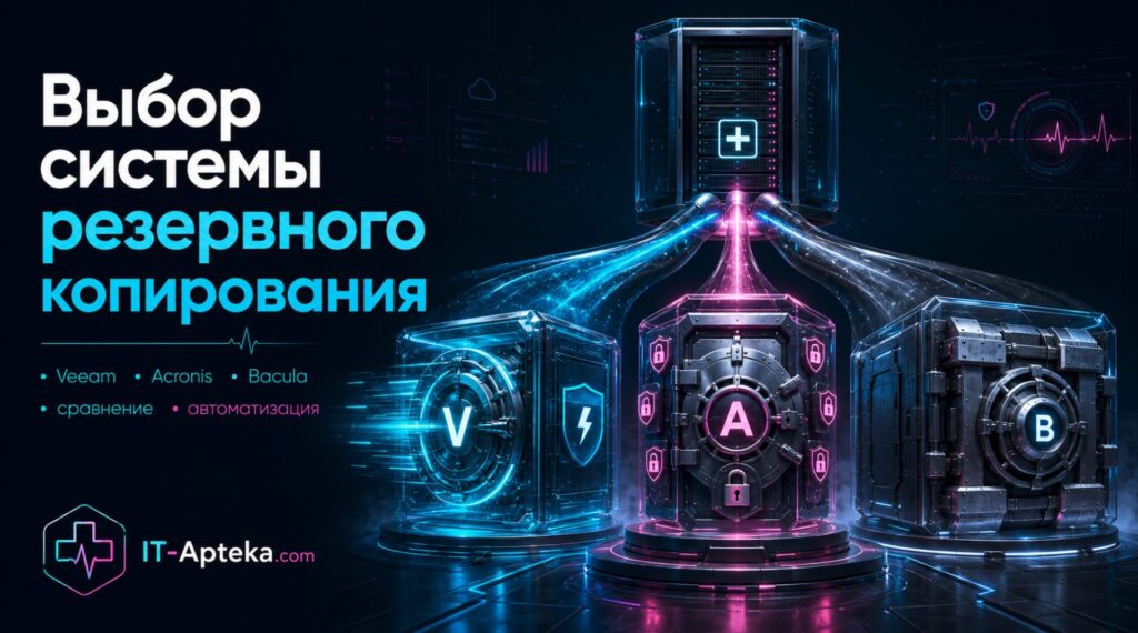 Выбор системы резервного копирования: Veeam, Acronis или Bacula