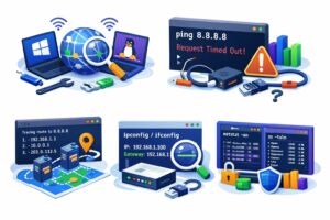 Troubleshooting сетевых проблем: 15 команд для диагностики в Windows и Linux