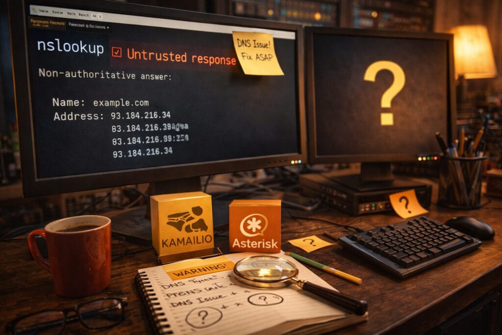 что означает ошибка «Не заслуживающий доверия ответ» в nslookup. Это не вирус и не взлом. Инструкция, как получить авторитетный DNS-ответ и проверить настройки