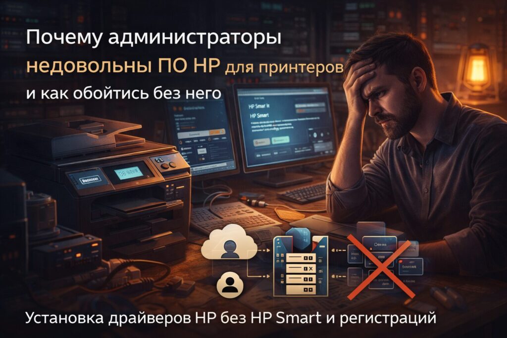 Софт HP для принтеров и как установить принтер без HP Smart