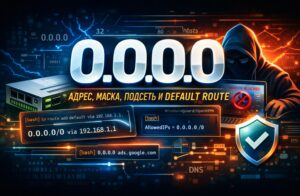 Что означает 0.0.0.0: адрес, маска сети, default route, использование в VPN, DNS и HTTP. Простое объяснение для администраторов.