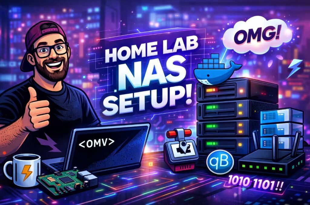 Установка и настройка OpenMediaVault 8 на Debian: SMB-шары, SSH, HTTPS, Docker, Portainer, RAID, qBittorrent. Готовые примеры для x86, Proxmox и Raspberry Pi