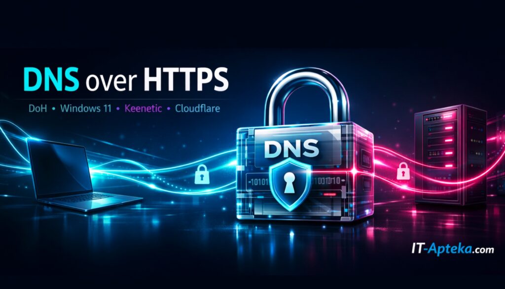Как включить DNS over HTTPS в Windows 11, 10, Chrome, Firefox, Opera и Keenetic.