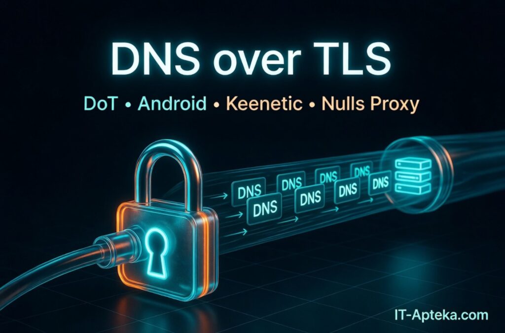 DNS over TLS: настройка DoT на Android, Keenetic, Nulls Proxy