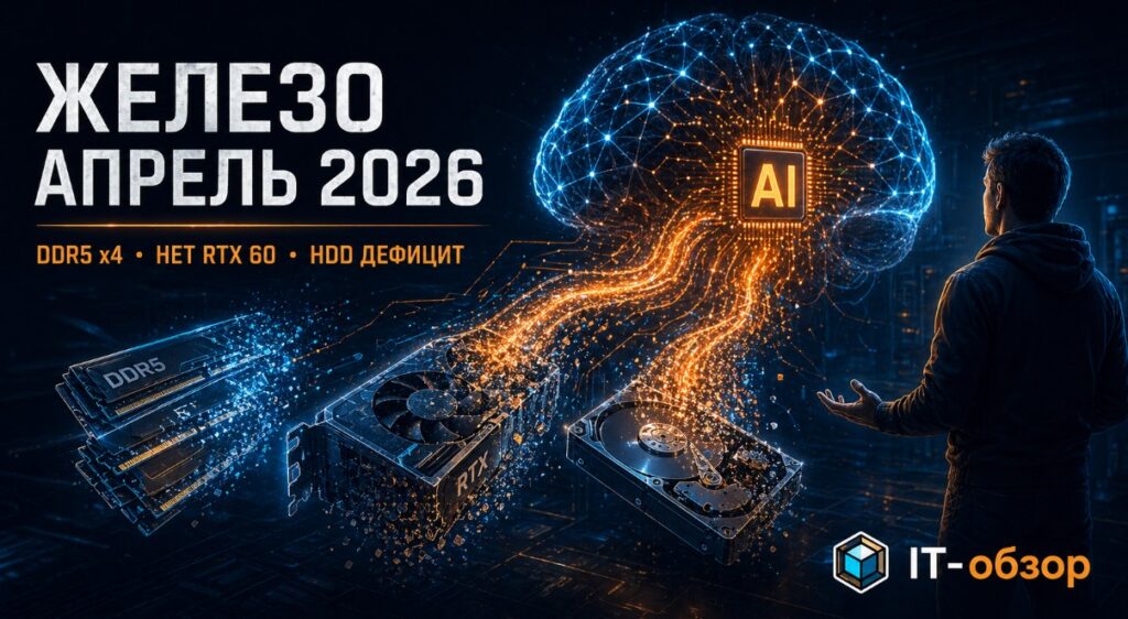 Железо для ПК апрель 2026: что покупать и чего ждать