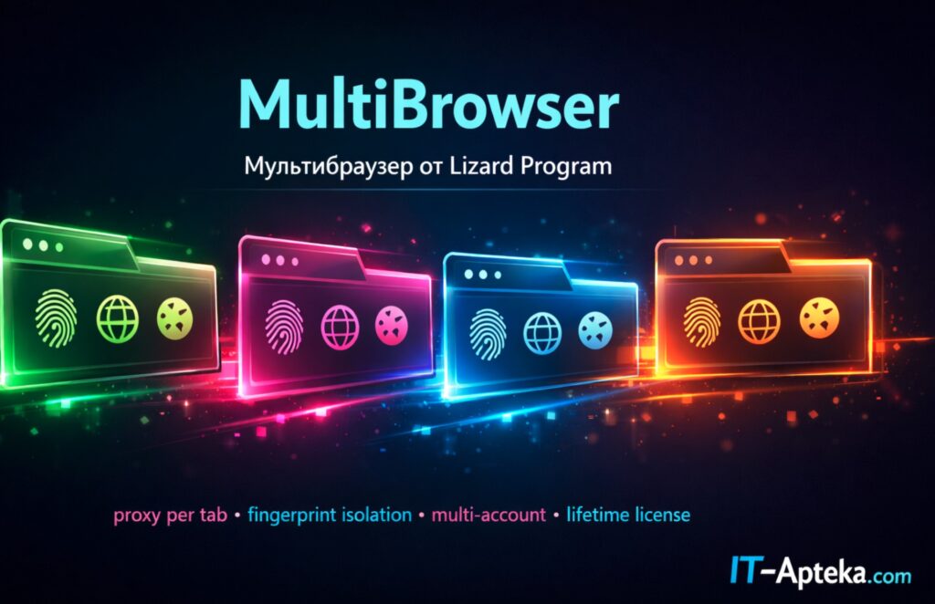 MultiBrowser обзор: мультибраузер с прокси для QA и мультиаккаунтинга