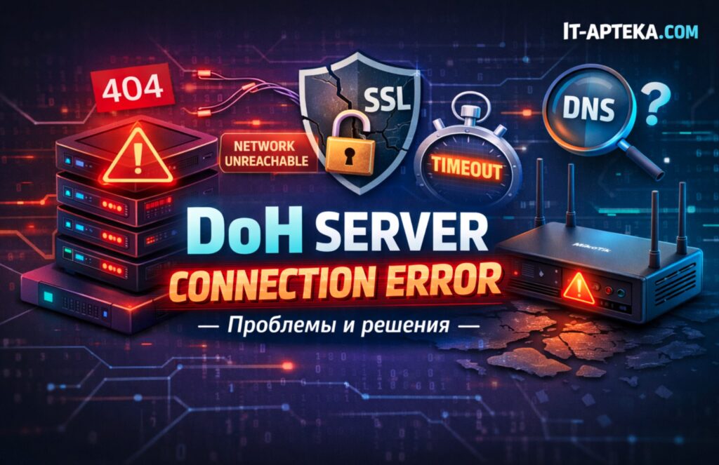 doh server connection error ssl mikrotik doh server connection error