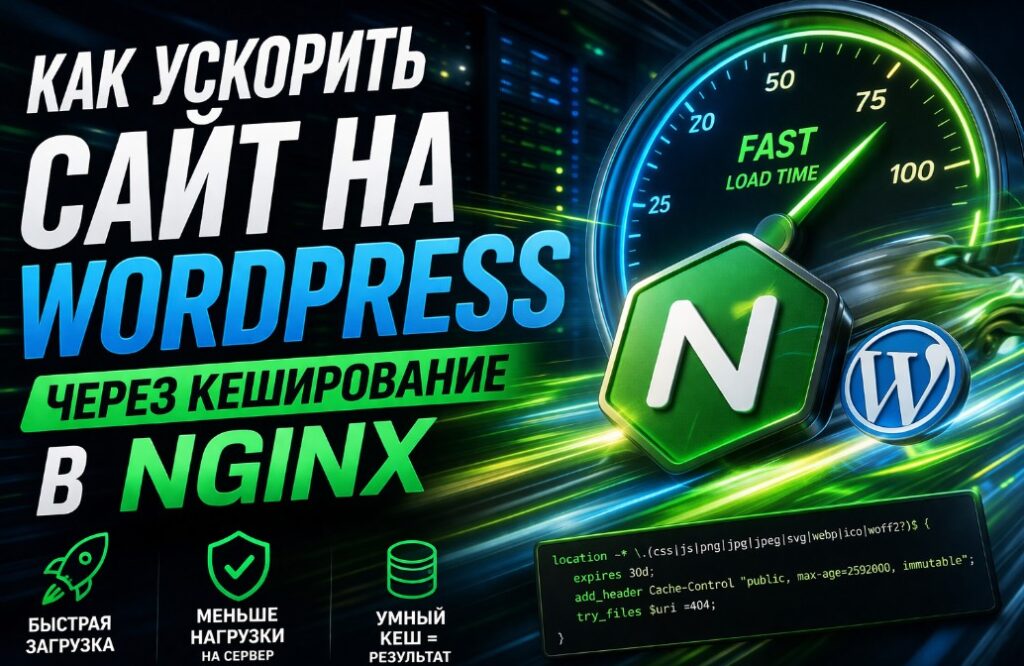 Как ускорить сайт на WordPress через кеширование в Nginx: рецепт для тех, кто устал ждать