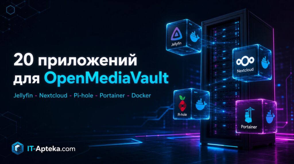 Приложения для OpenMediaVault: 20 лучших для homelab