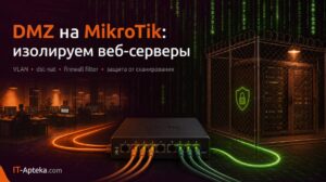 DMZ на MikroTik: изолируем веб-сервер