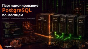 разделение БД postgresql по месяцам