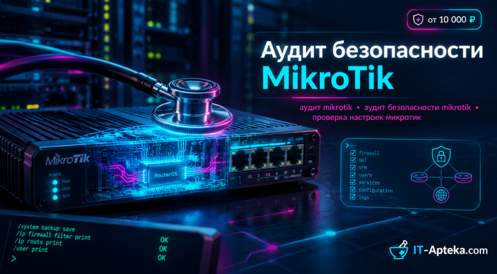 Аудит MikroTik проверка безопасности роутера