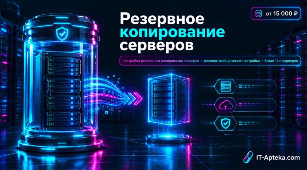 Настройка резервного копирования серверов - PBS, Veeam