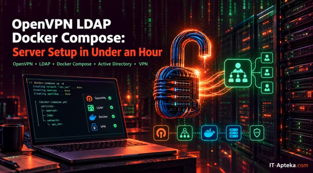 OpenVPN LDAP Docker Compose: Server Setup in Under an Hour